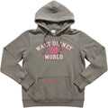 Disney Parks Walt Disney World Pink Applique Hoodie Grey XL Women Pullover