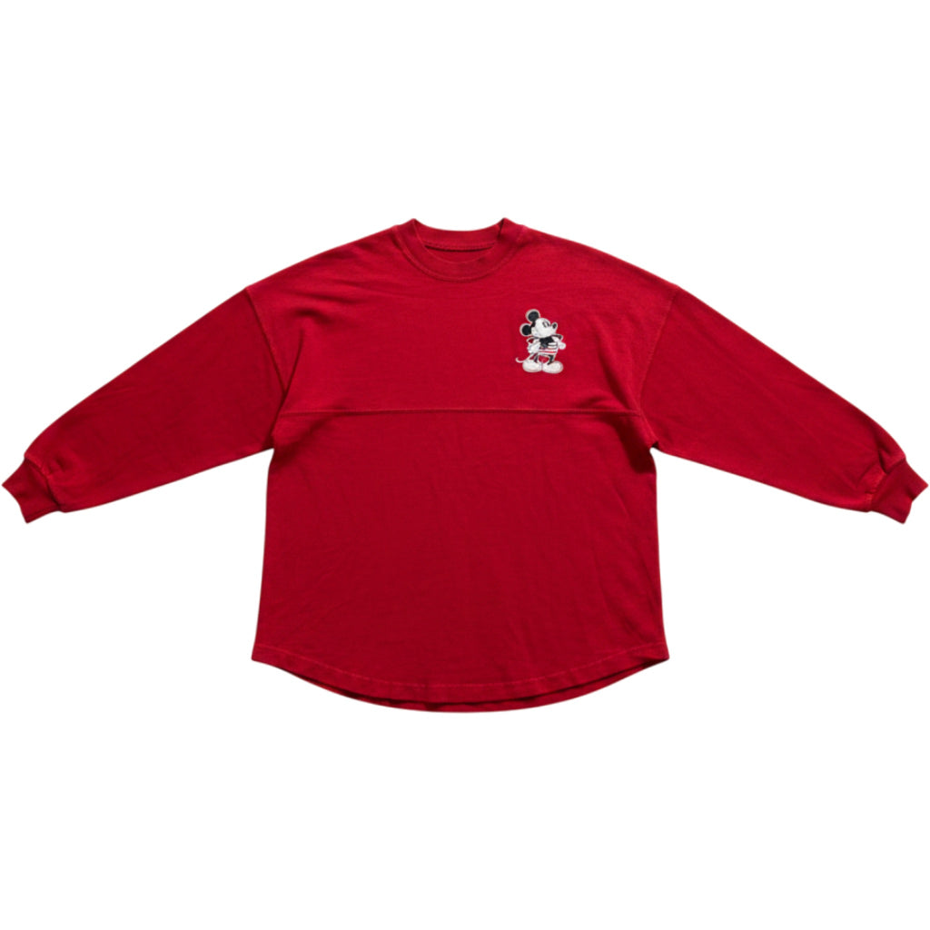 Disney Parks Spirit Jersey Mickey Mouse Red 2018 AAU Nationals USA Mens Small
