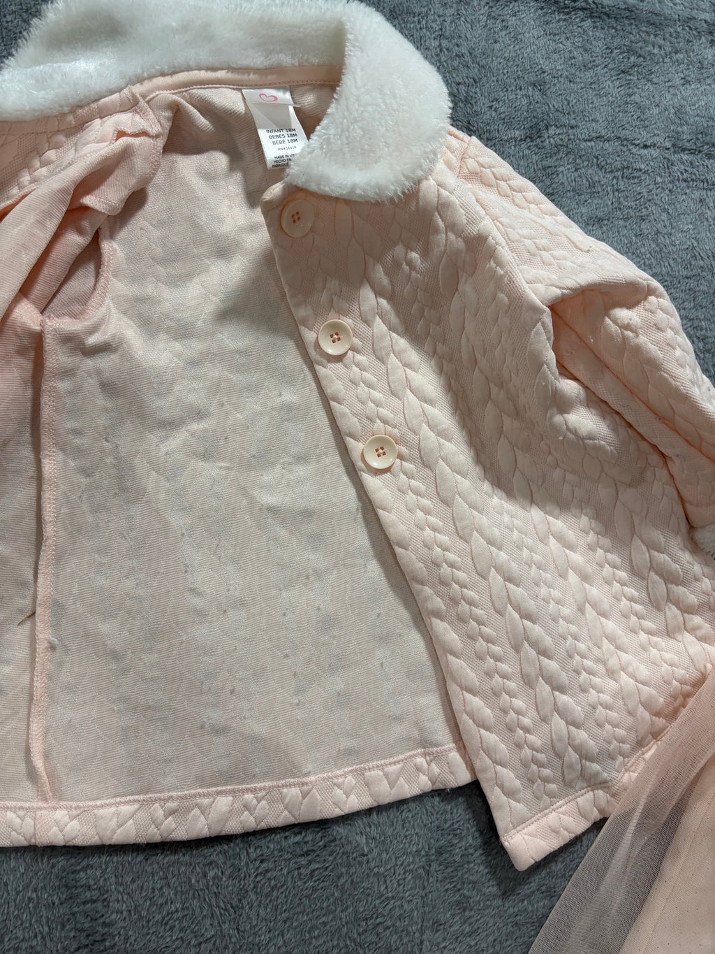 Tommy Bahama 12-18M Girl 5 Pc Holiday Lot Fair Isle Cardigan Coat Tulle Dress PJ