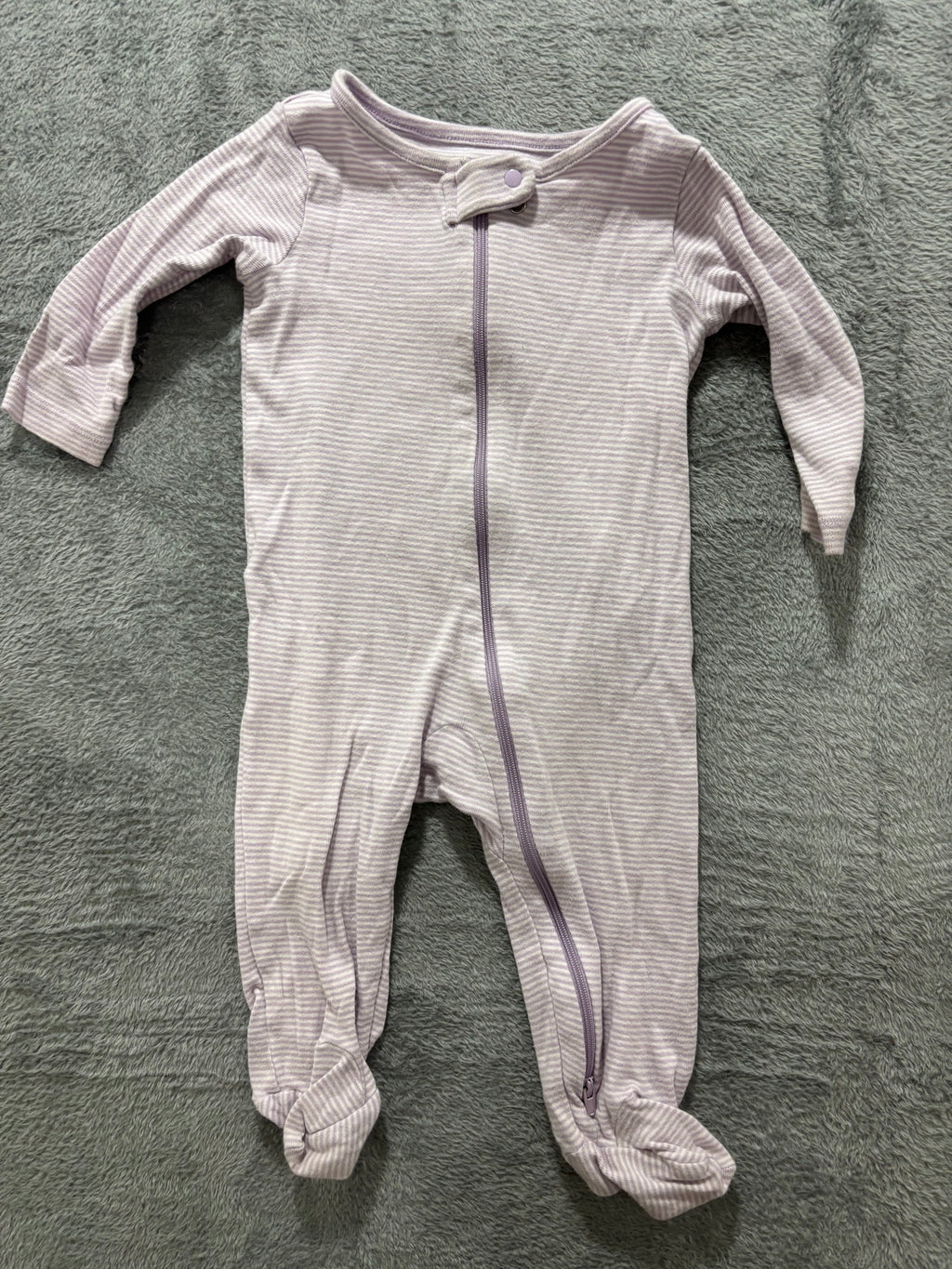 Carter's 9M Baby Girl 7 Pc Summer Lot Rompers Bodysuits Pointelle Knit Footie