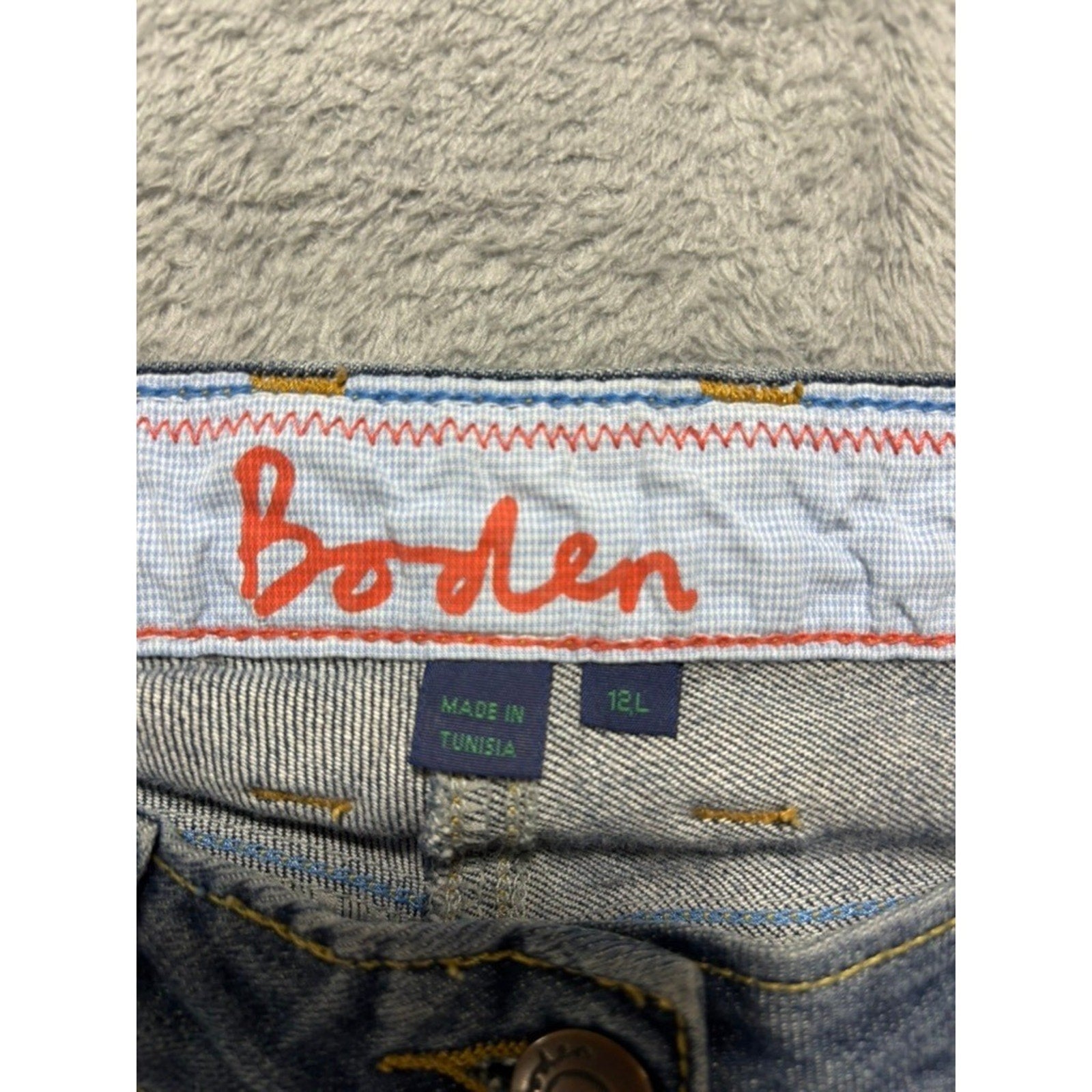 Boden Jeans Womens 12L Blue Straight Leg Mid Rise Stretch Denim Classic