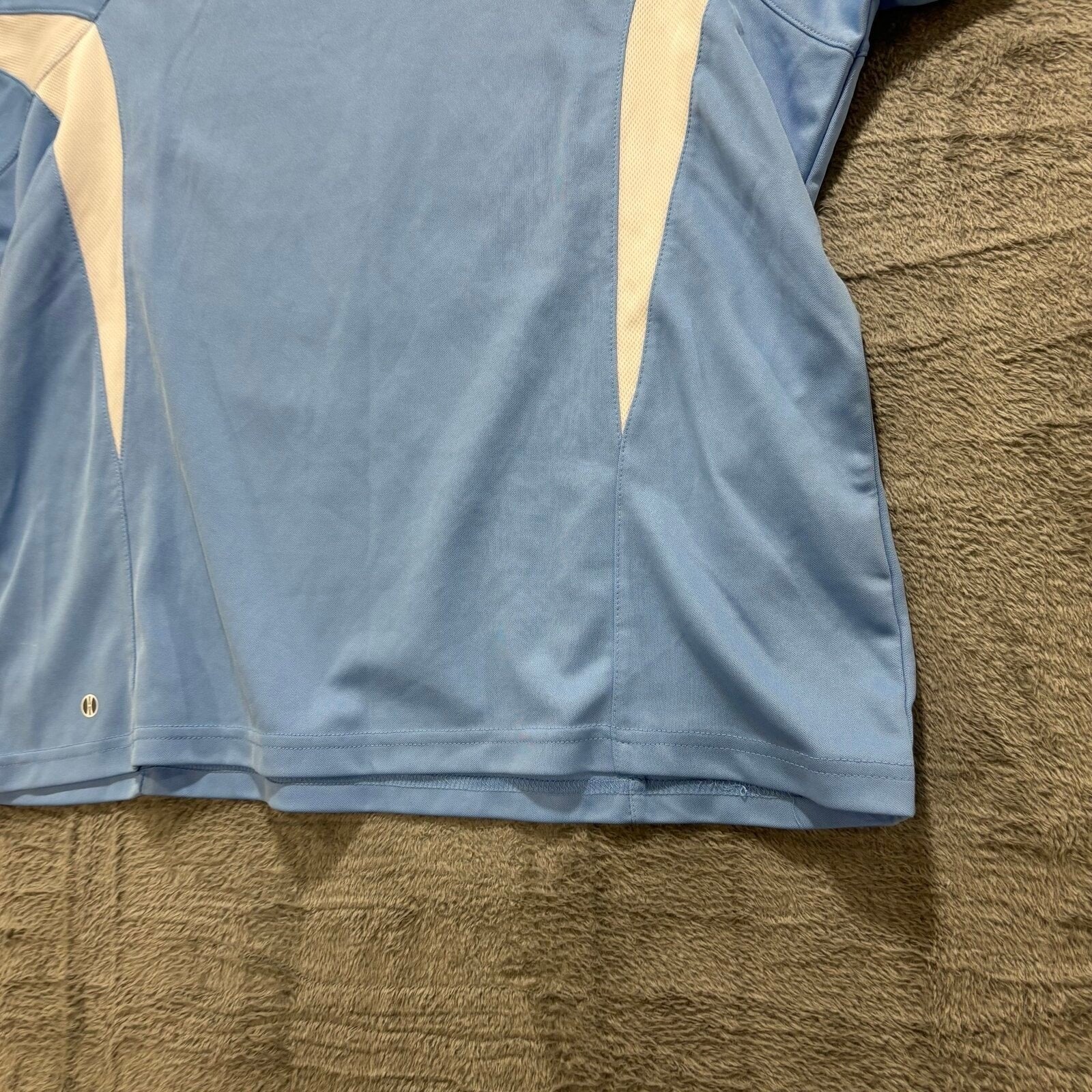 Holloway Womens XL Light Blue Penn State Nittany Lions T-Shirt Athleisure Casual