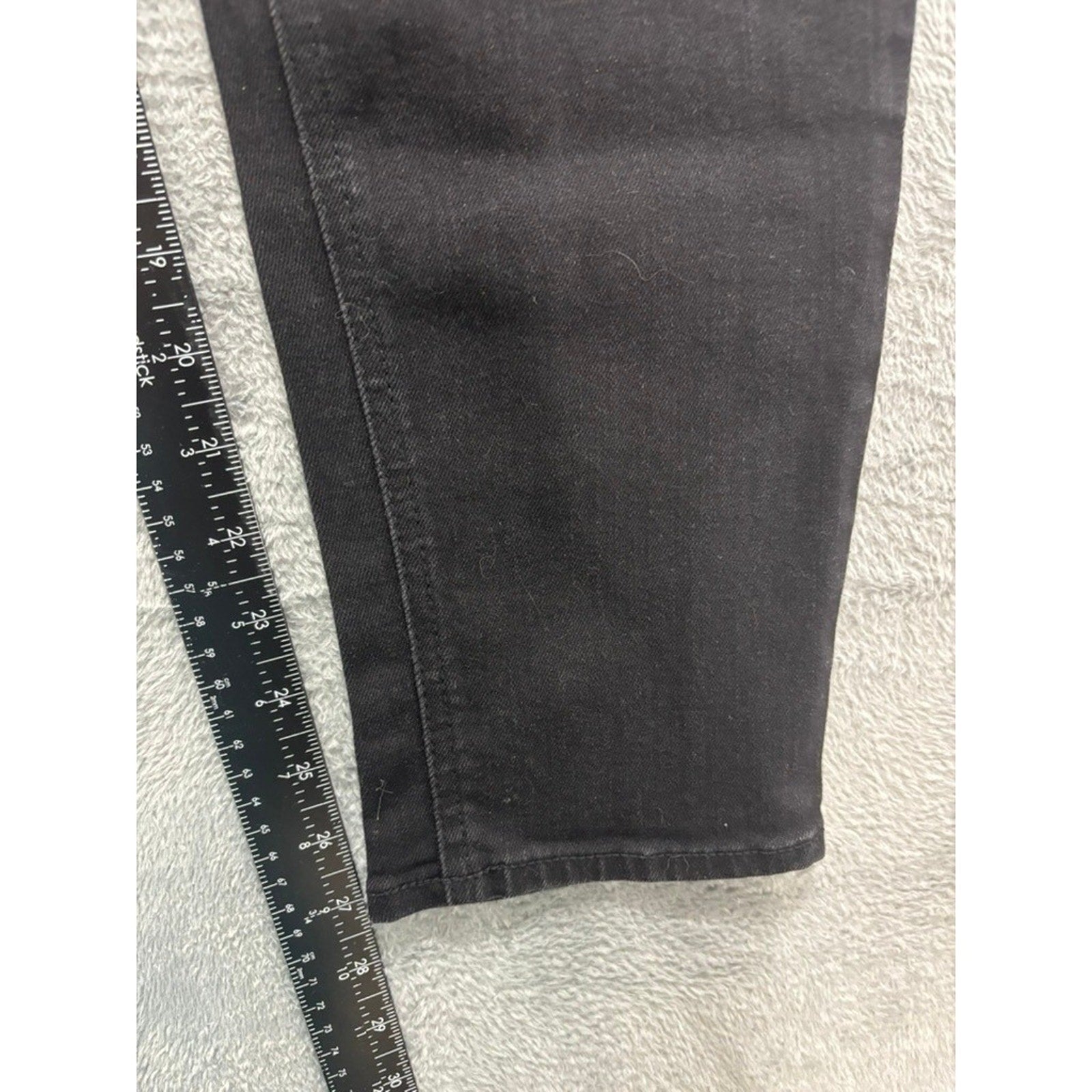 Old Navy Womens Black High Rise Super Skinny Jeans 18 Plus Stretch Denim