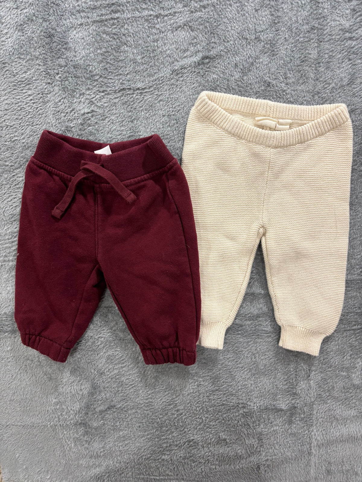 Baby Girl 0-3M 9pc Lot Carter's Gerber Sleepers Footies Knit Pants Bundle