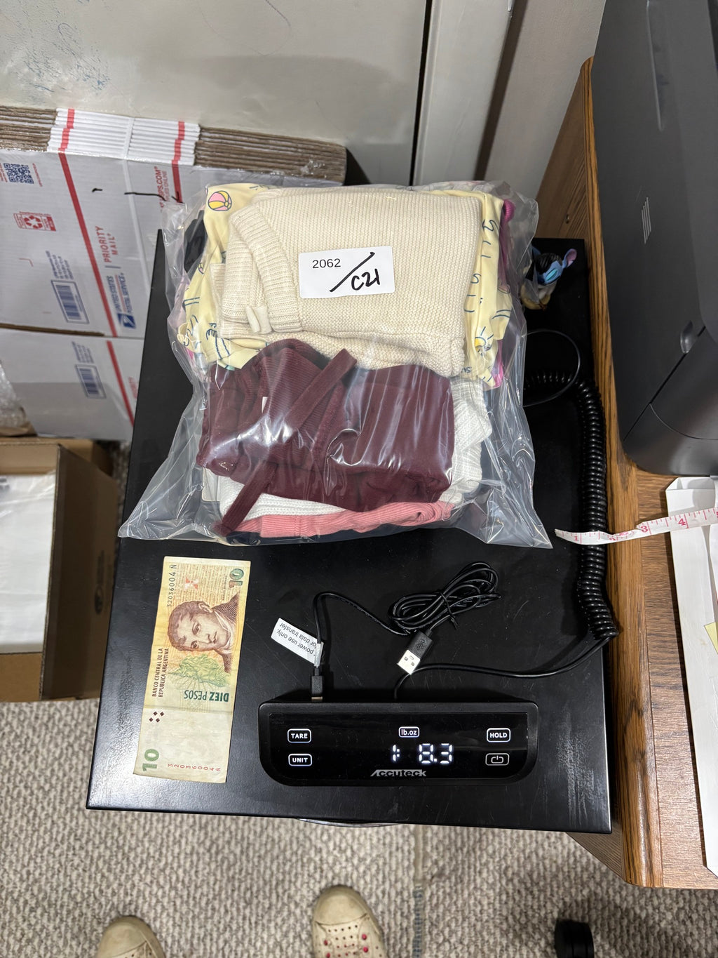 Baby Girl 0-3M 9pc Lot Carter's Gerber Sleepers Footies Knit Pants Bundle