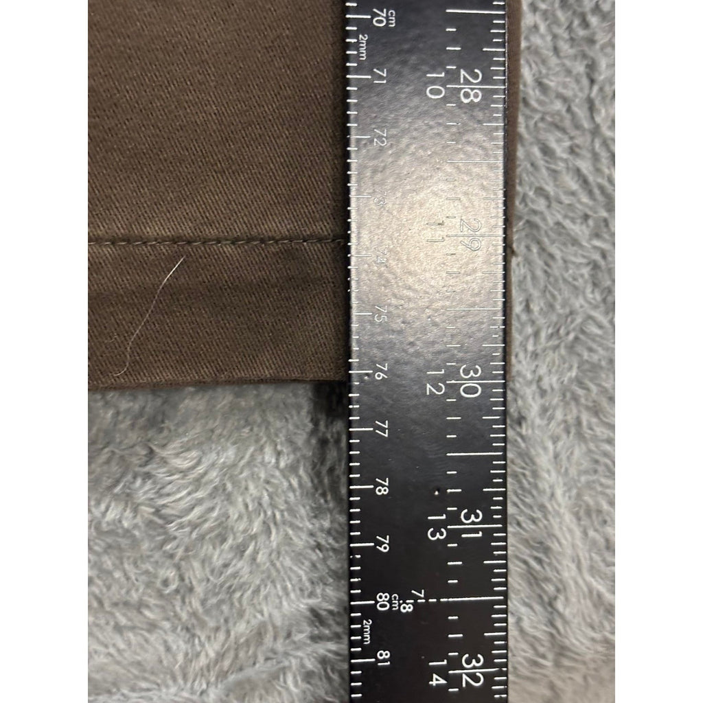 Dockers Premium 36x31 Brown Chino Pant Relaxed Fit Mens Casual Preppy Flat Front