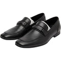 Calvin Klein 10M Black Sean Dress Calf Loafers Mens Casual Preppy Shoes