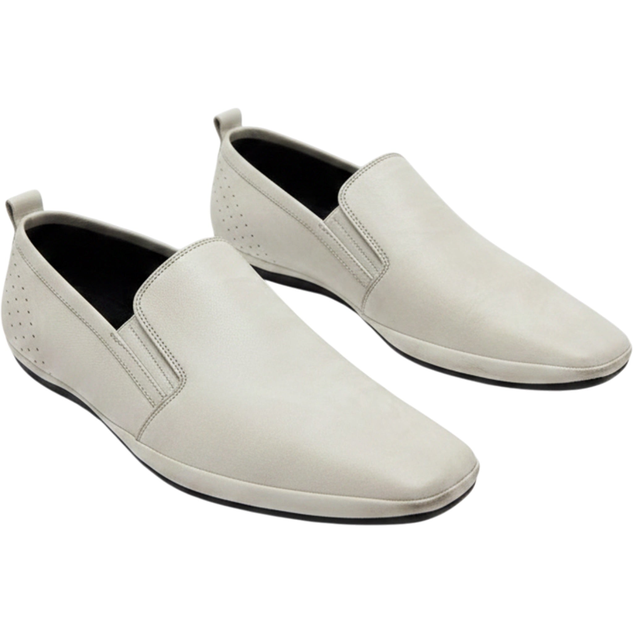 Aldo 43 White Bennard-70 Slip On Loafers Mens Casual Coastal Minimalist Shoes