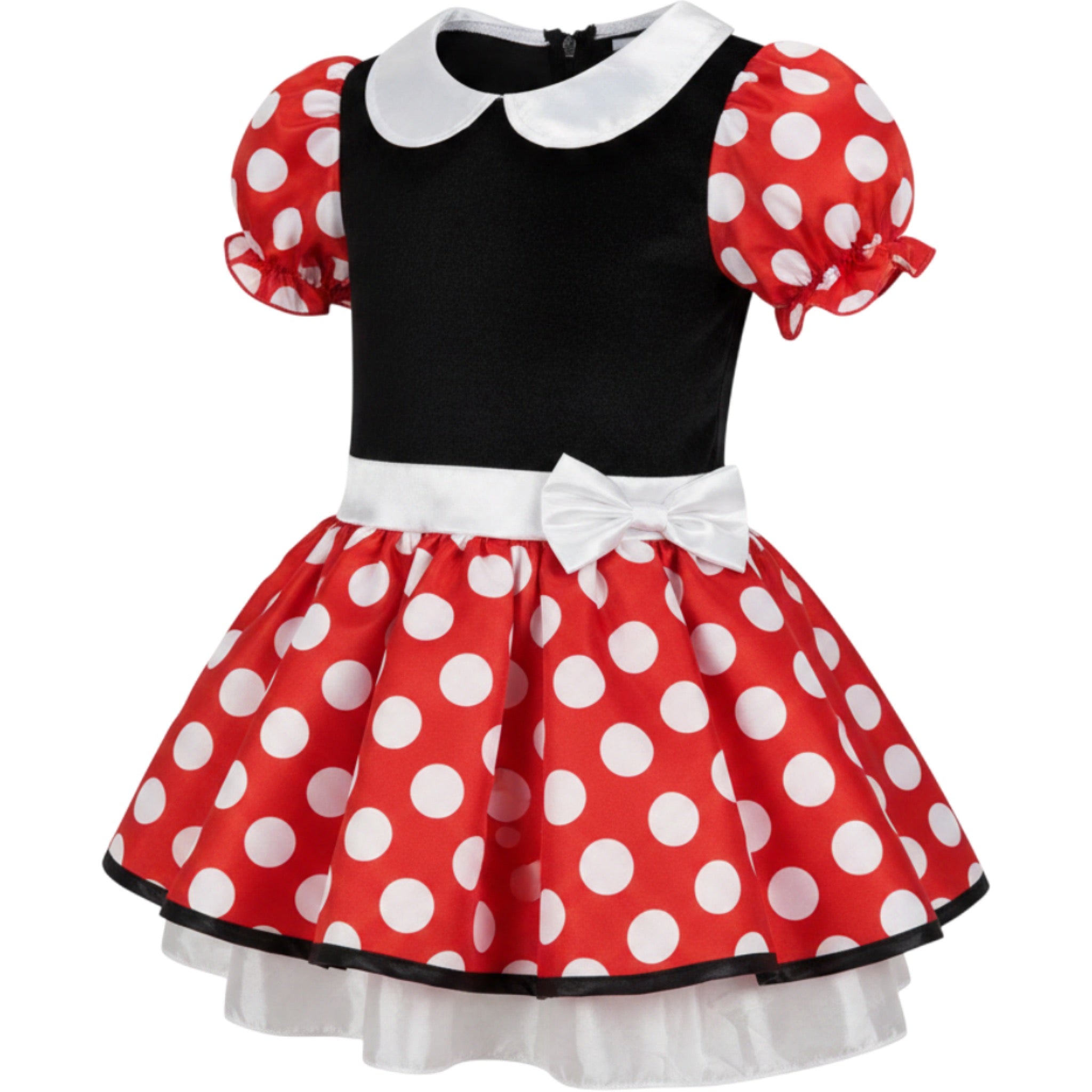 Disney Baby 12-24M Red Minnie Mouse Costume Dress Ears Vintage Casual Womens