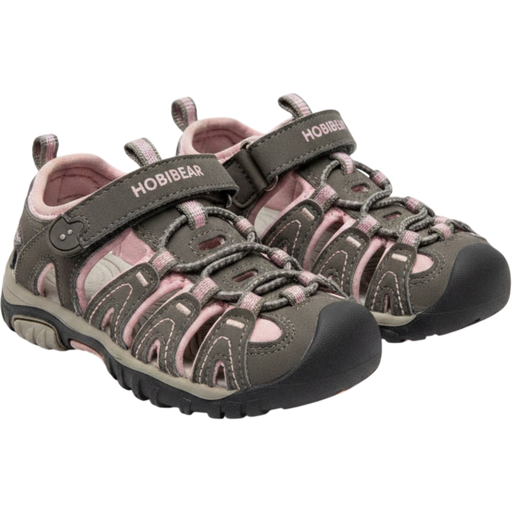 Hobibear 7 Toddler Gray Pink Sport Sandals Girls Shoes Athleisure Casual Casual