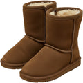 Bearpaw 8 Brown Suede Winter Boots Girls Casual Cozy