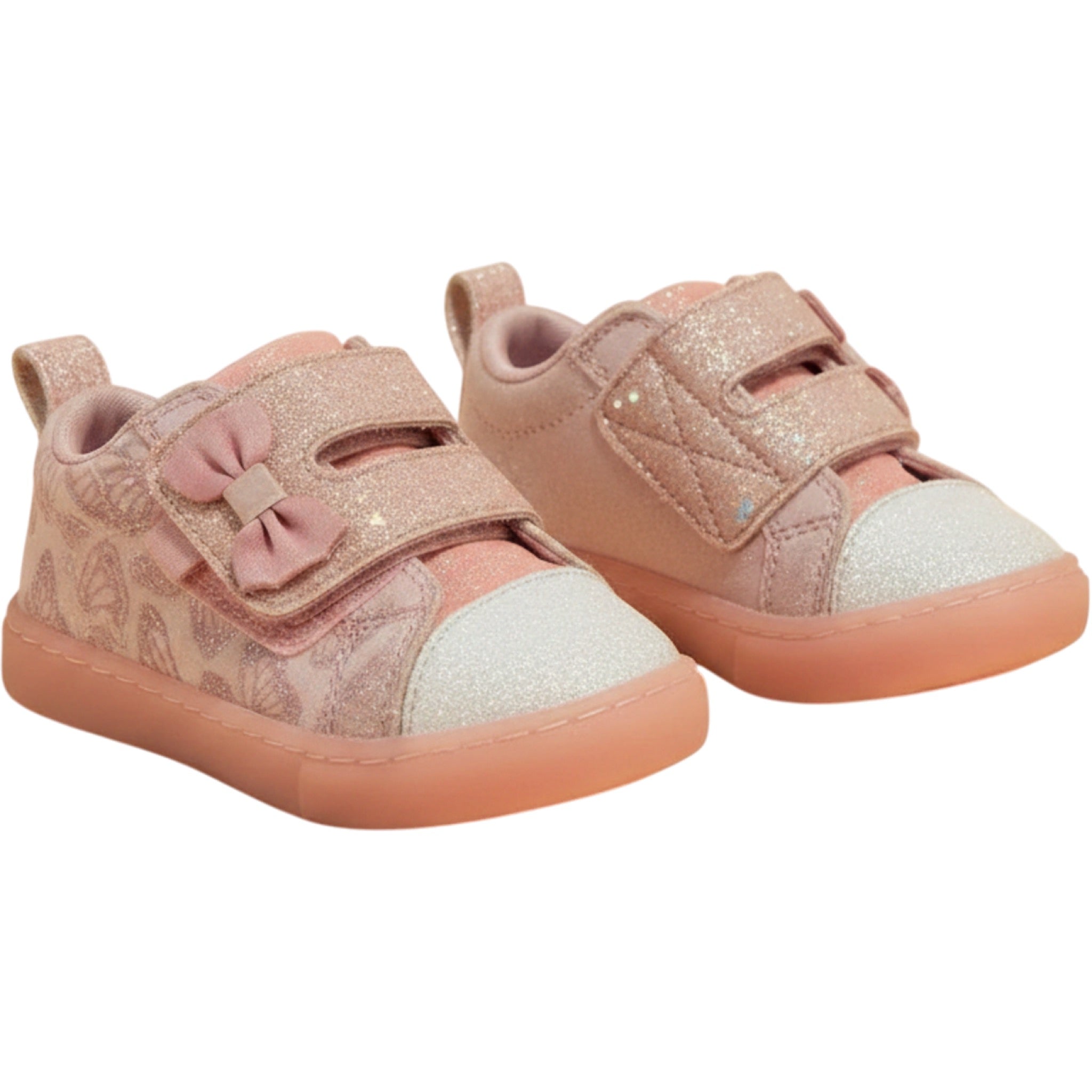 Skechers Twinkle Toes 6 Pink Glitter Light Up Sneakers Toddler Girls Casual Cozy