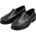 G.H. Bass & Co. Mens 10M Black Leather Loafers Slip On Shoes Casual Preppy