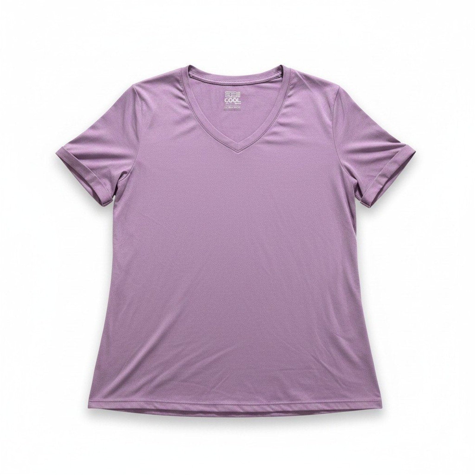 32 Degrees Womens L Purple V-Neck Short Sleeve Sleep Shirt Casual Athleisure