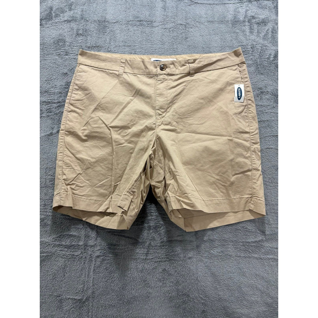 Old Navy Womens 16 Tan Everyday Short Chino Casual Coastal NEW