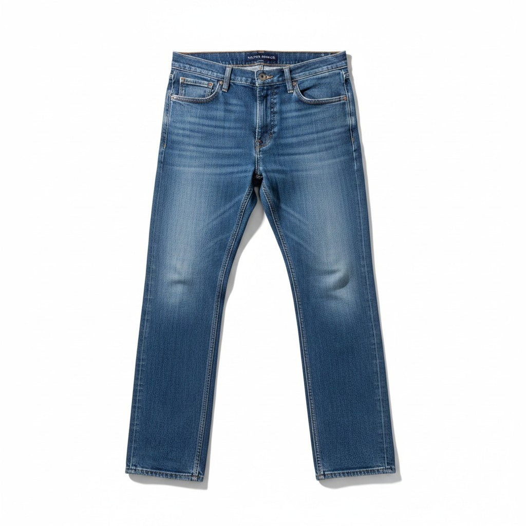 Nautica Jeans Co 36x32 Blue Straight Leg Denim Jeans Mens Casual Classic