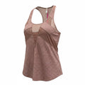 Lululemon Womens 4 Pink Racerback Mesh Panel Yoga Tank Top Athleisure Casual