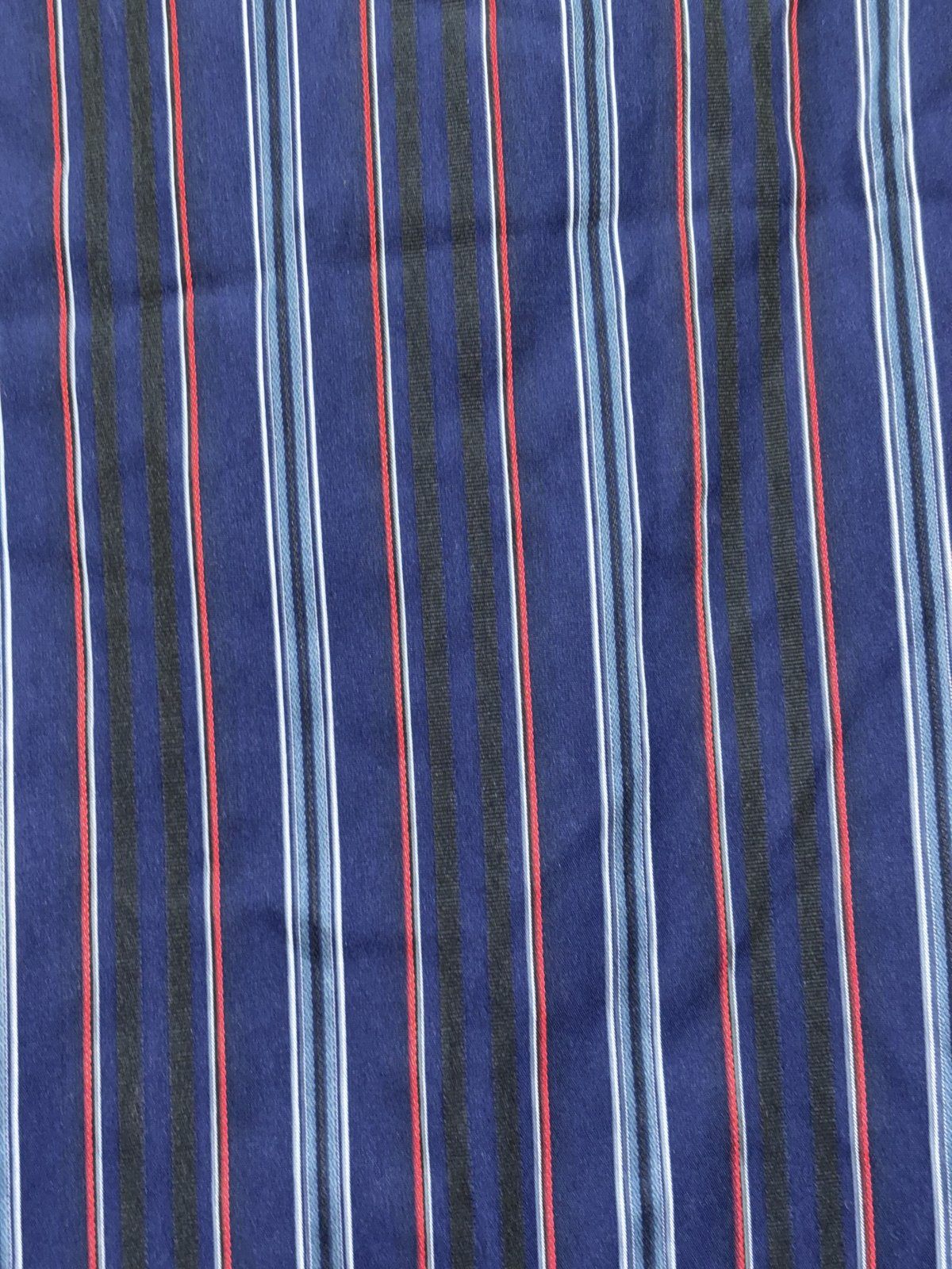 Johnston & Murphy Men's Navy Stripe Shirt Size XL, photo 5 of 9