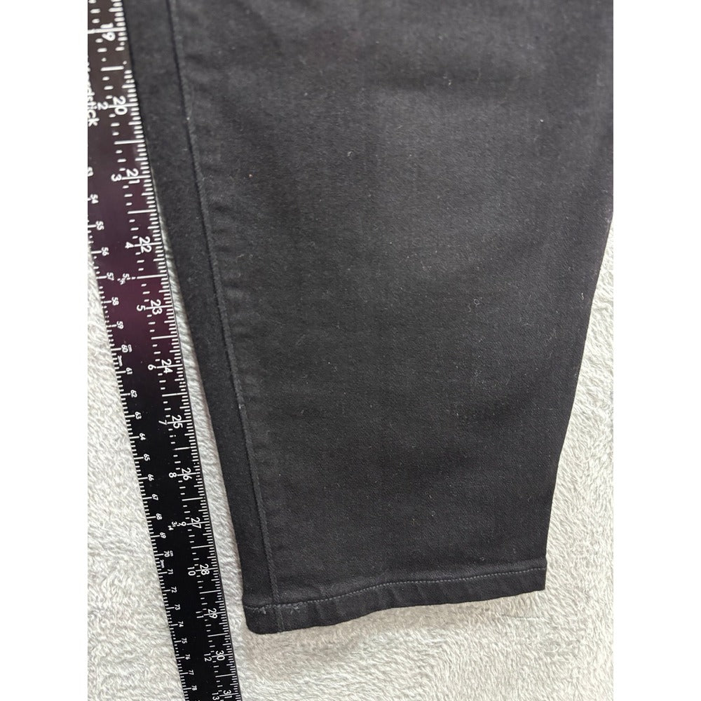 Spanx 2XT Black Womens Tall Pull On Skinny Pants Casual Professional Cozy