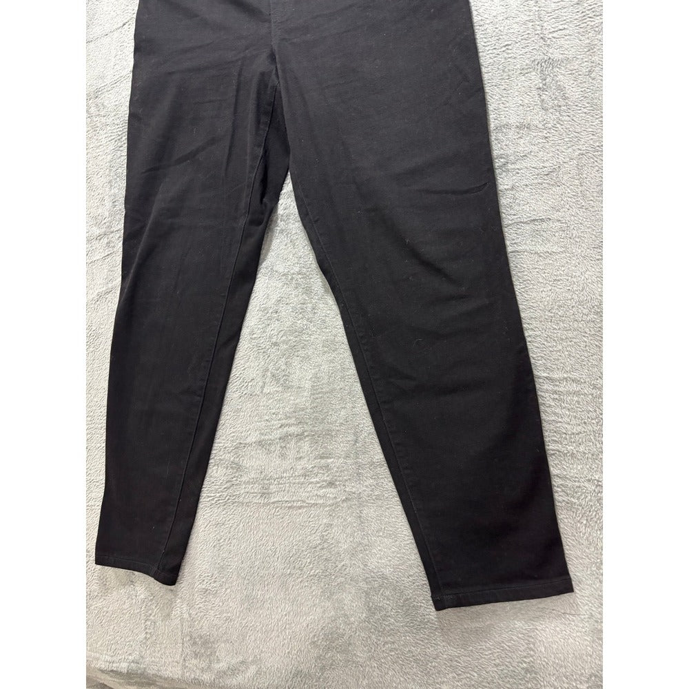 Spanx 2XT Black Womens Tall Pull On Skinny Pants Casual Professional Cozy