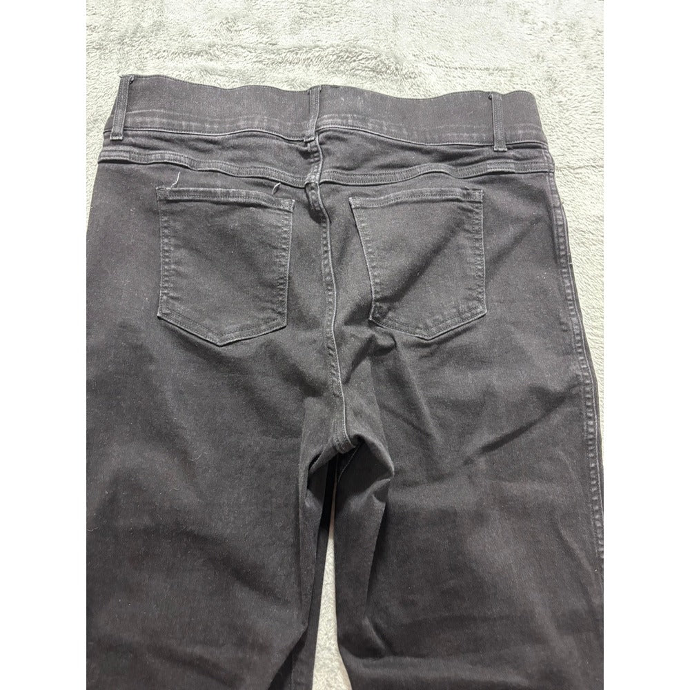 Spanx 1X Tall Black Womens Skinny Jeans Casual Minimalist Slimming Pants