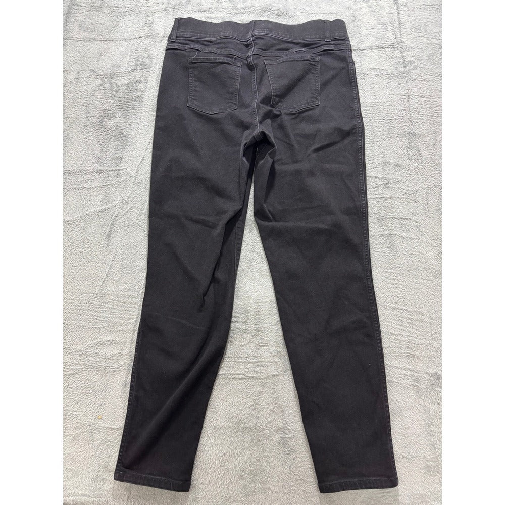Spanx 1X Tall Black Womens Skinny Jeans Casual Minimalist Slimming Pants