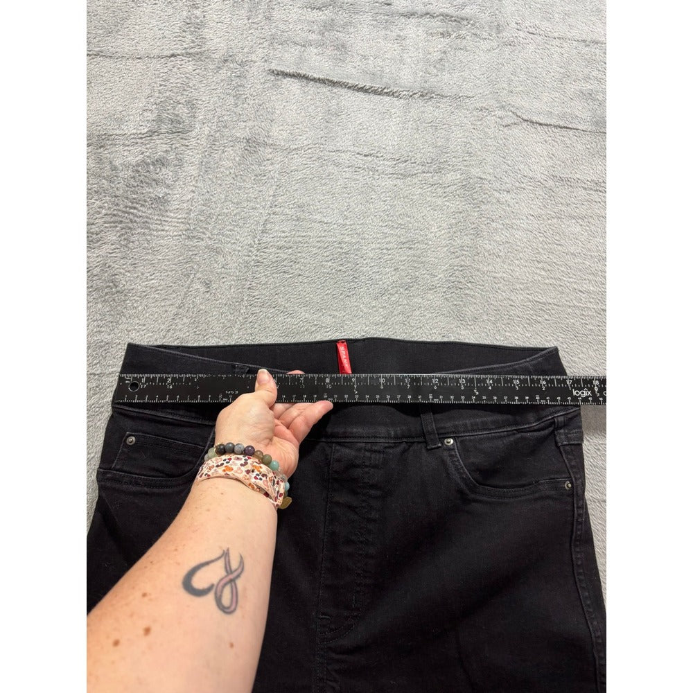 Spanx 1X Tall Black Womens Skinny Jeans Casual Minimalist Slimming Pants