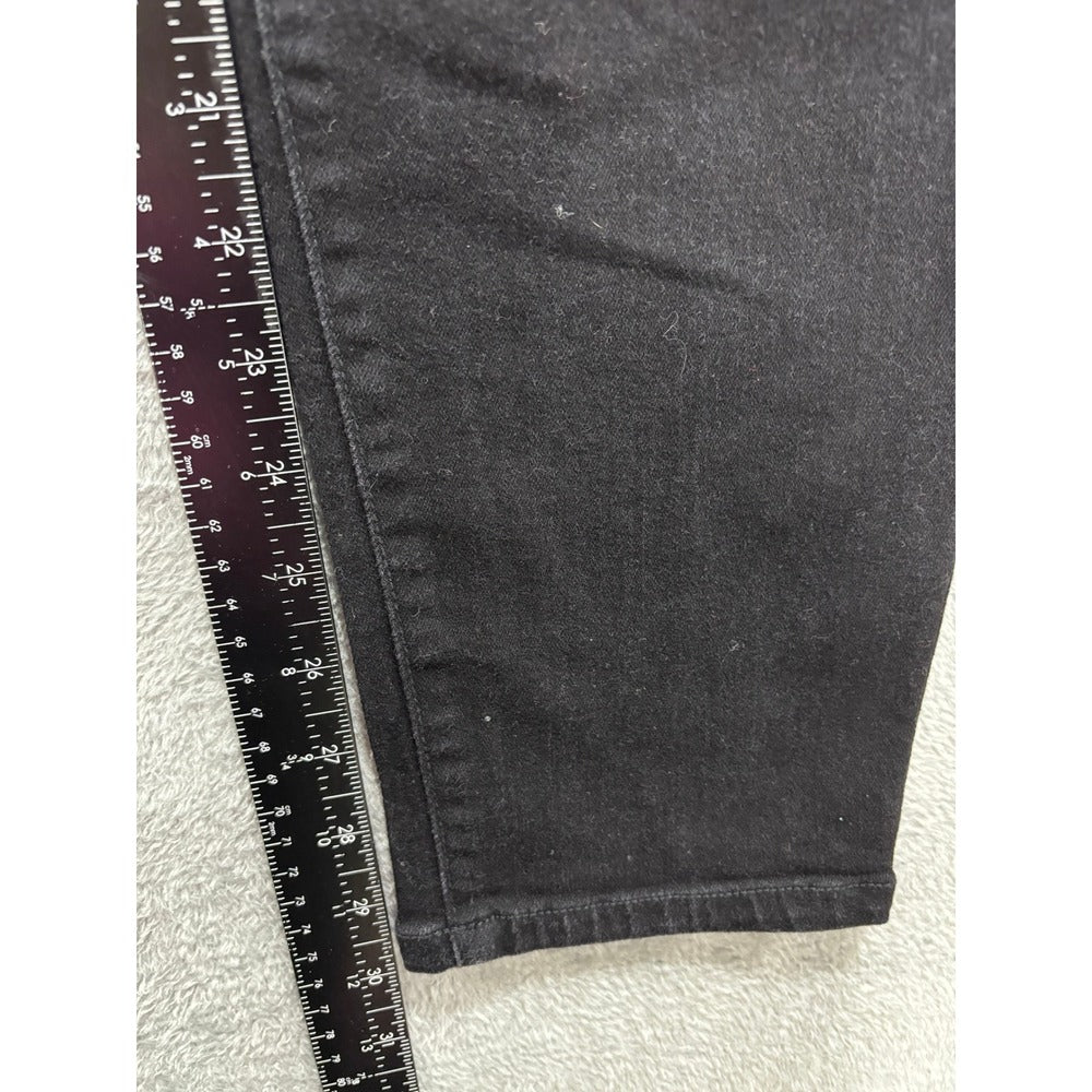 Spanx 1X Tall Black Womens Skinny Jeans Casual Minimalist Slimming Pants