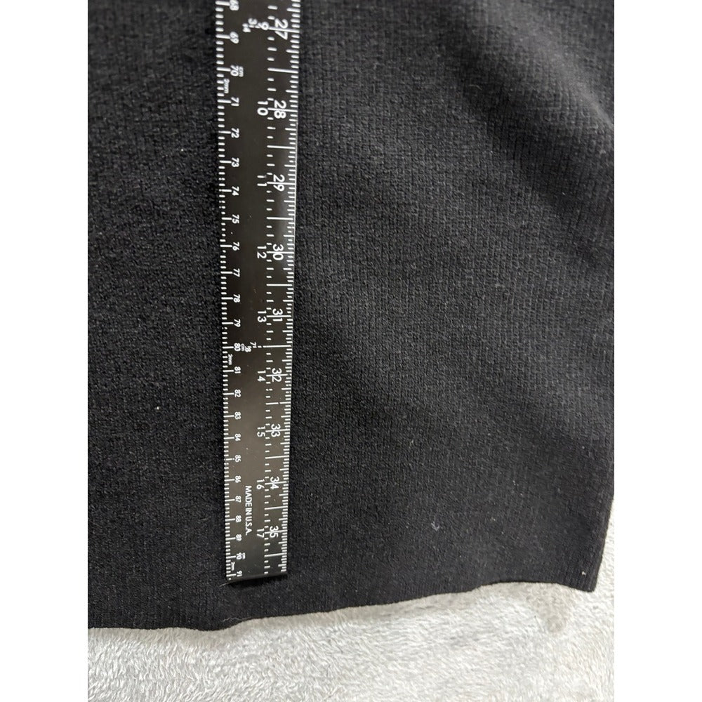 Time and Tru XXL Black Womens Turtleneck Sweater Dress Casual Cozy Boho