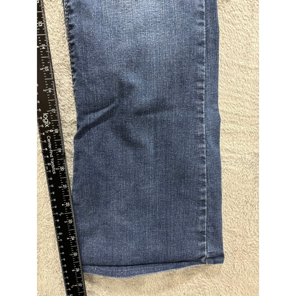 Levi Strauss Signature Jeans Womens 12S Bootcut Medium Wash Stretch Denim