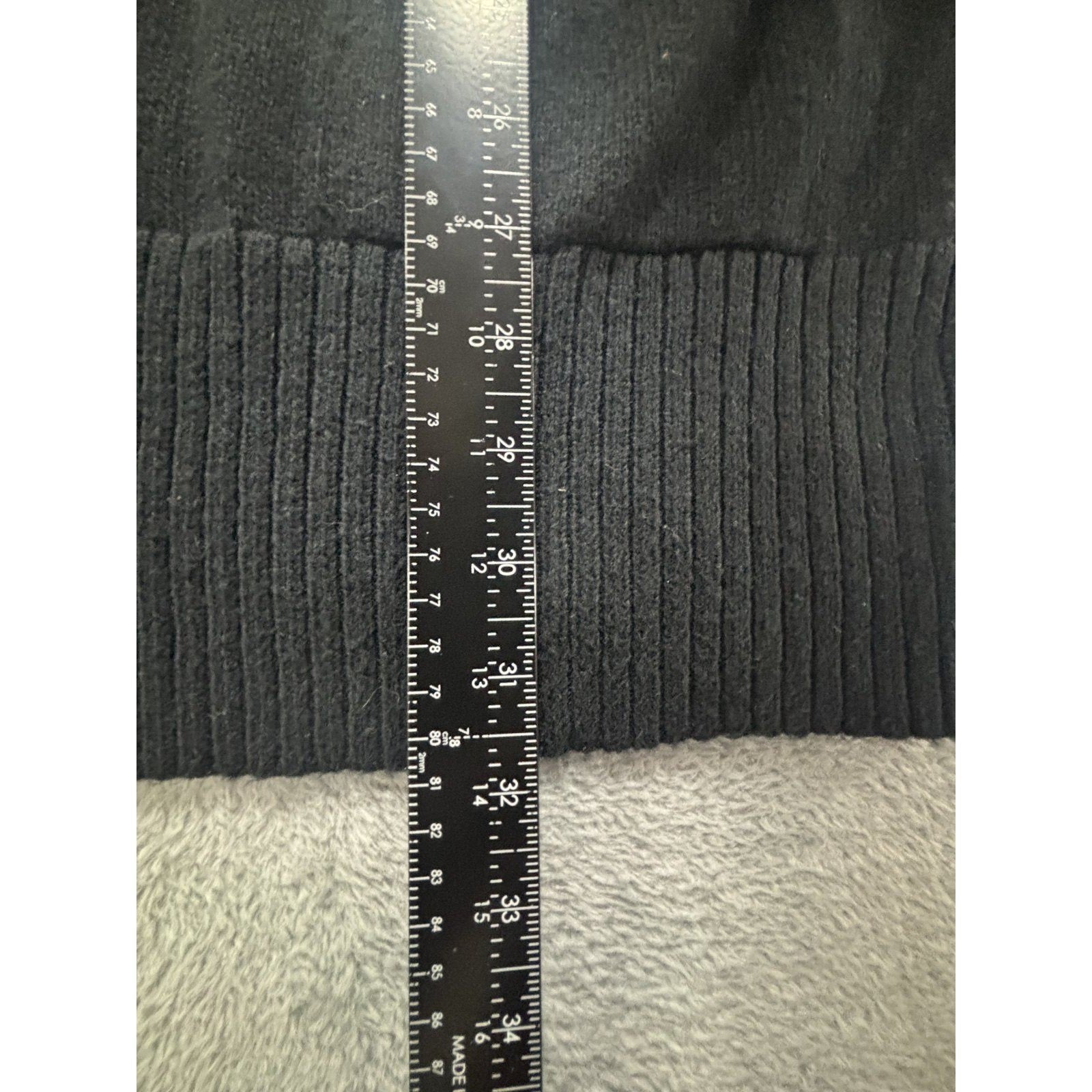 Old Navy 1X Black Womens Open Front Long Cardigan Duster Sweater Cozy Plus Size