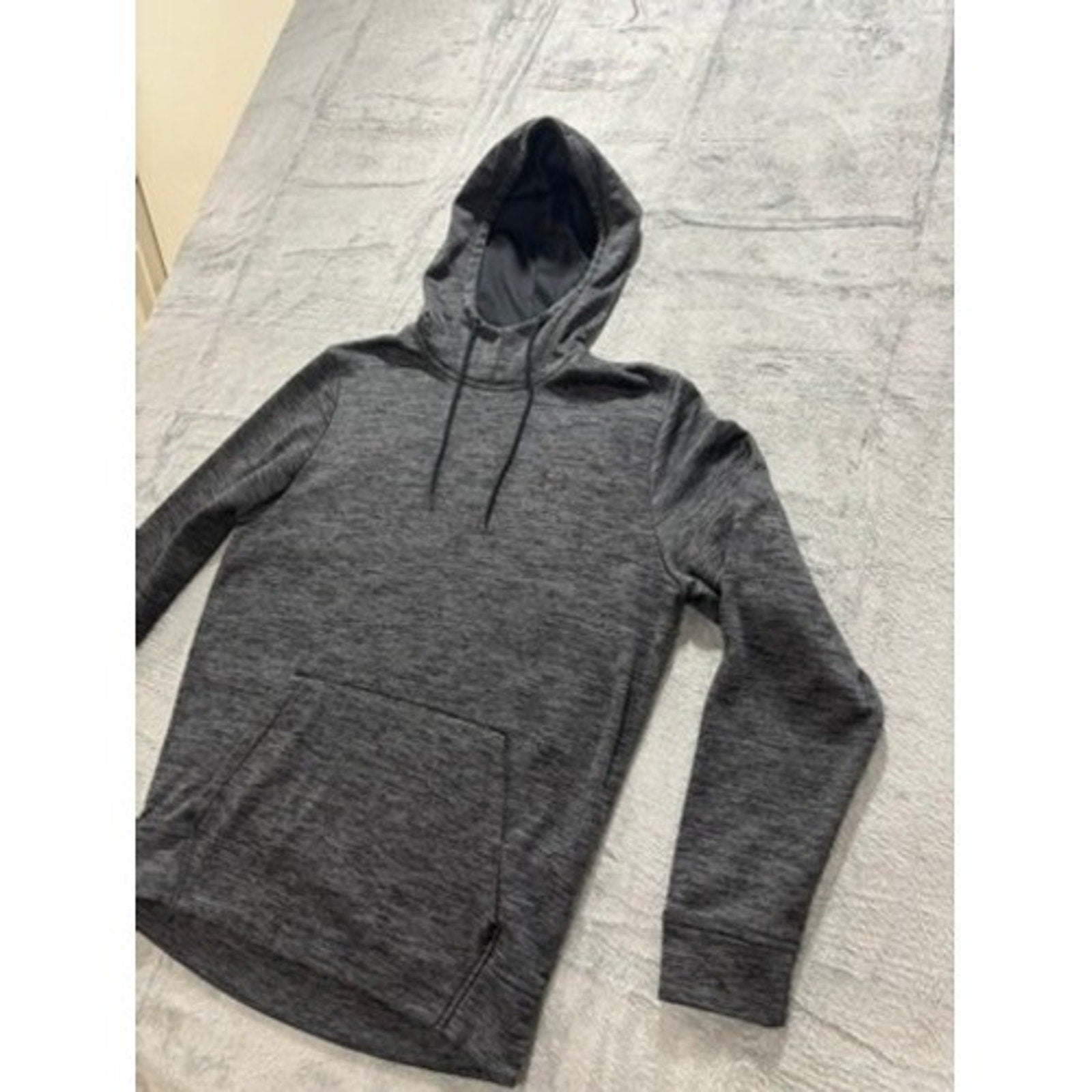 Under Armour M Charcoal Gray ColdGear Pullover Hoodie Athleisure Casual Womens