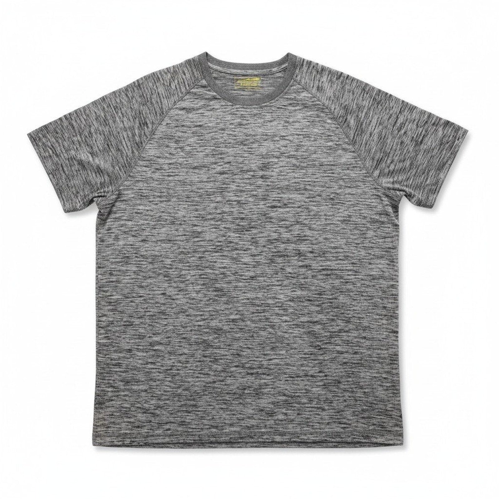 Bass Propel L Gray Performance T-Shirt Womens Athleisure Casual Short Sleeve