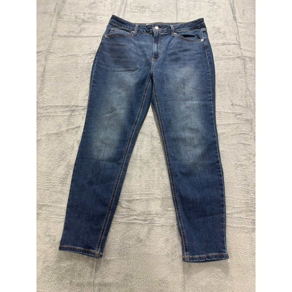 No Boundaries Juniors High Rise Skinny Jeans Size 16 Blue Medium Wash Stretch