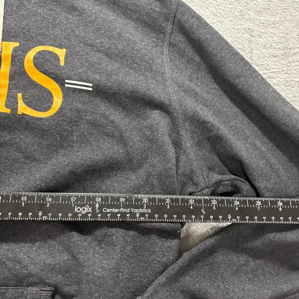 District XL Charcoal Gray Milton Hershey Pullover Hoodie Casual Athleisure