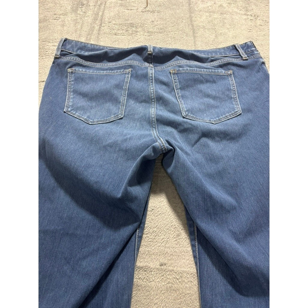 Old Navy Maternity Rockstar Super Skinny Jean Blue Medium Wash Low Panel Size 16