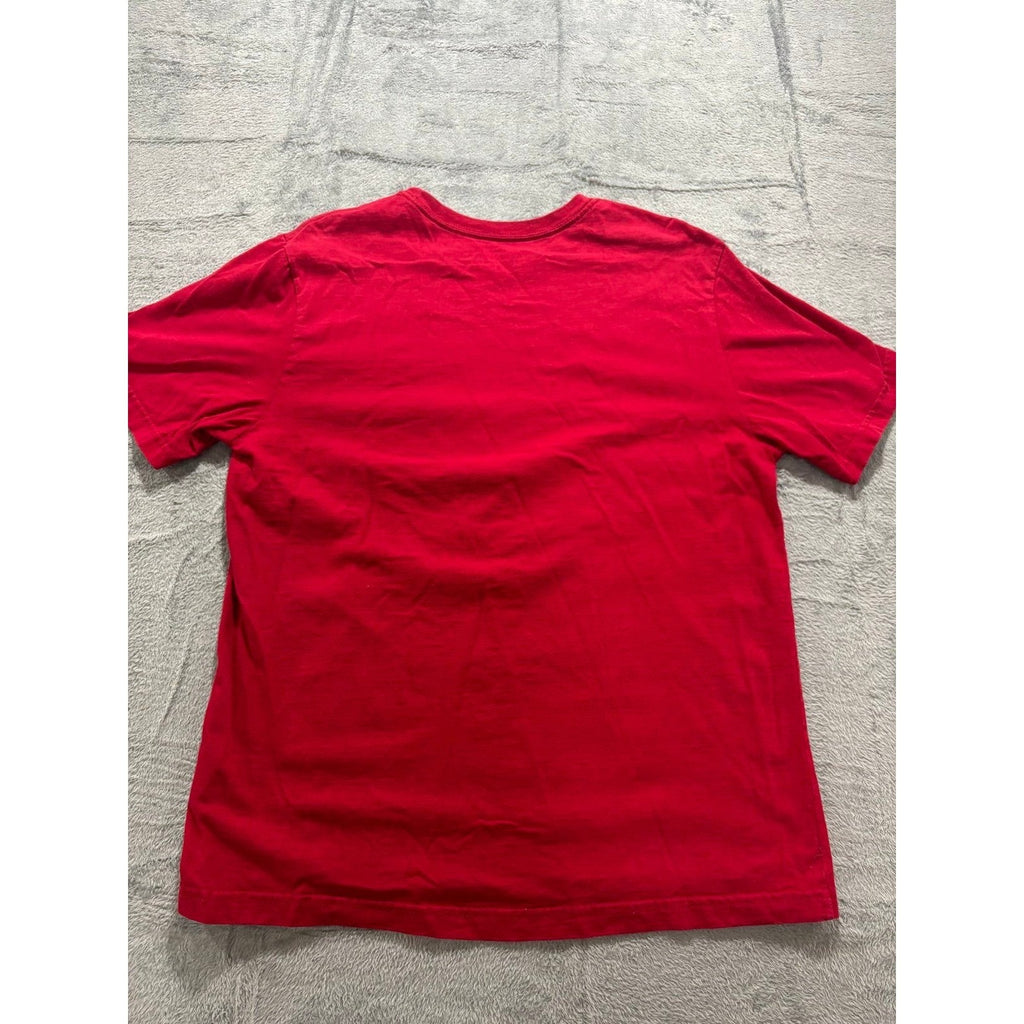 Faded Glory L Red American Flag Graphic T-Shirt Mens Vintage Casual Summer 2011