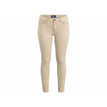 Old Navy Rockstar Mid-Rise Skinny Jeans Tan Khaki Stretch Pants Women 18 Regular