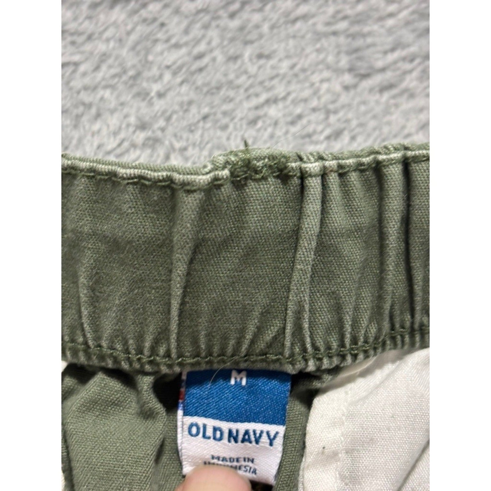 Old Navy M Green Chino Pants Womens Casual Preppy Boho