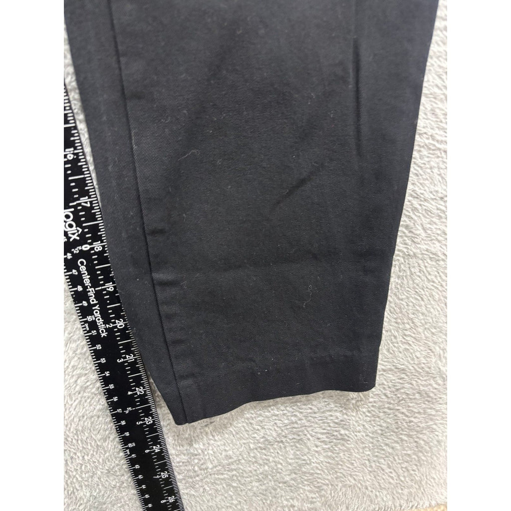 Gap 18R Black Slim City Crop Pants Womens Casual Preppy Office Workwear