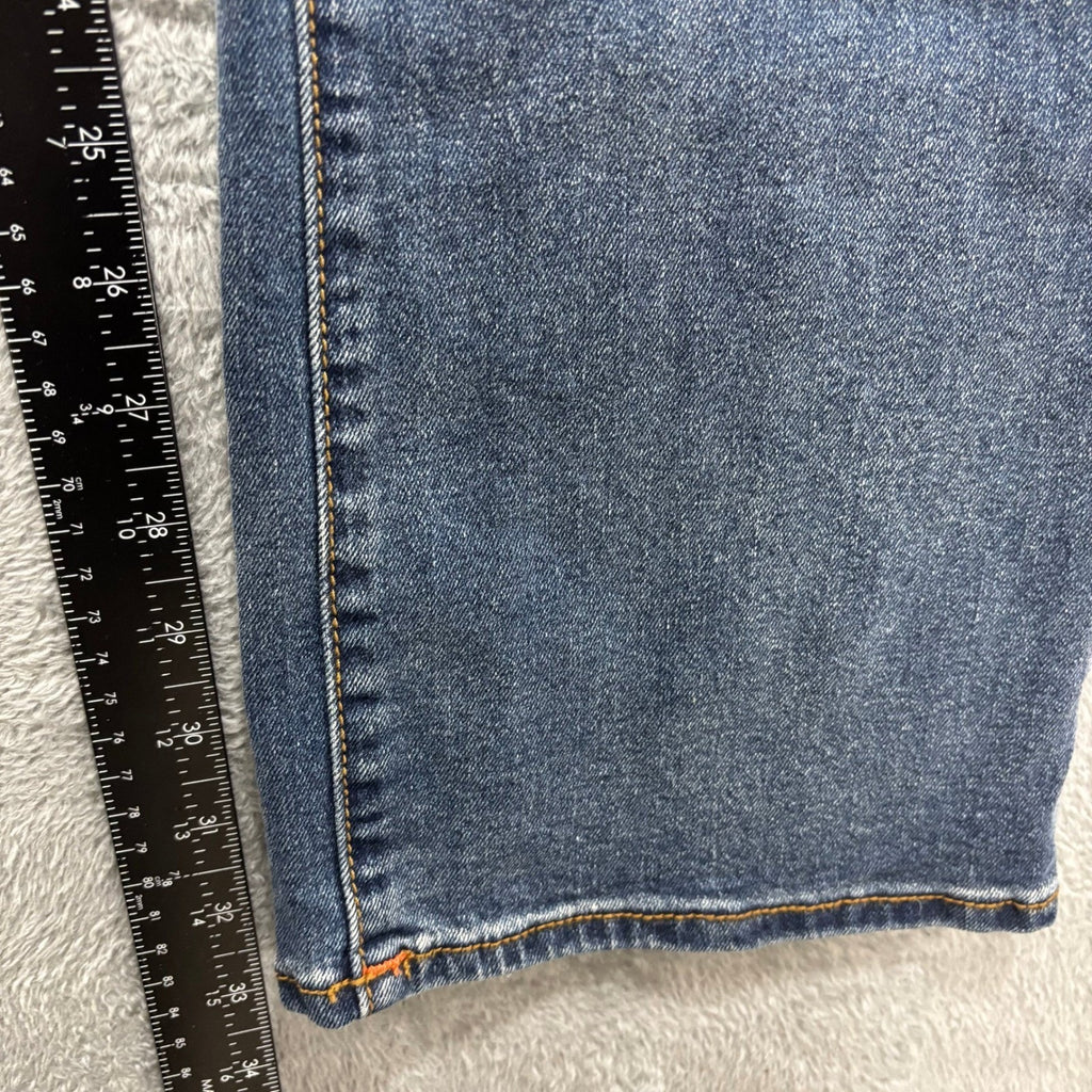 True Religion Ricky Mens 34x34 Blue Relaxed Straight Jeans Flap Pocket Denim Y2K