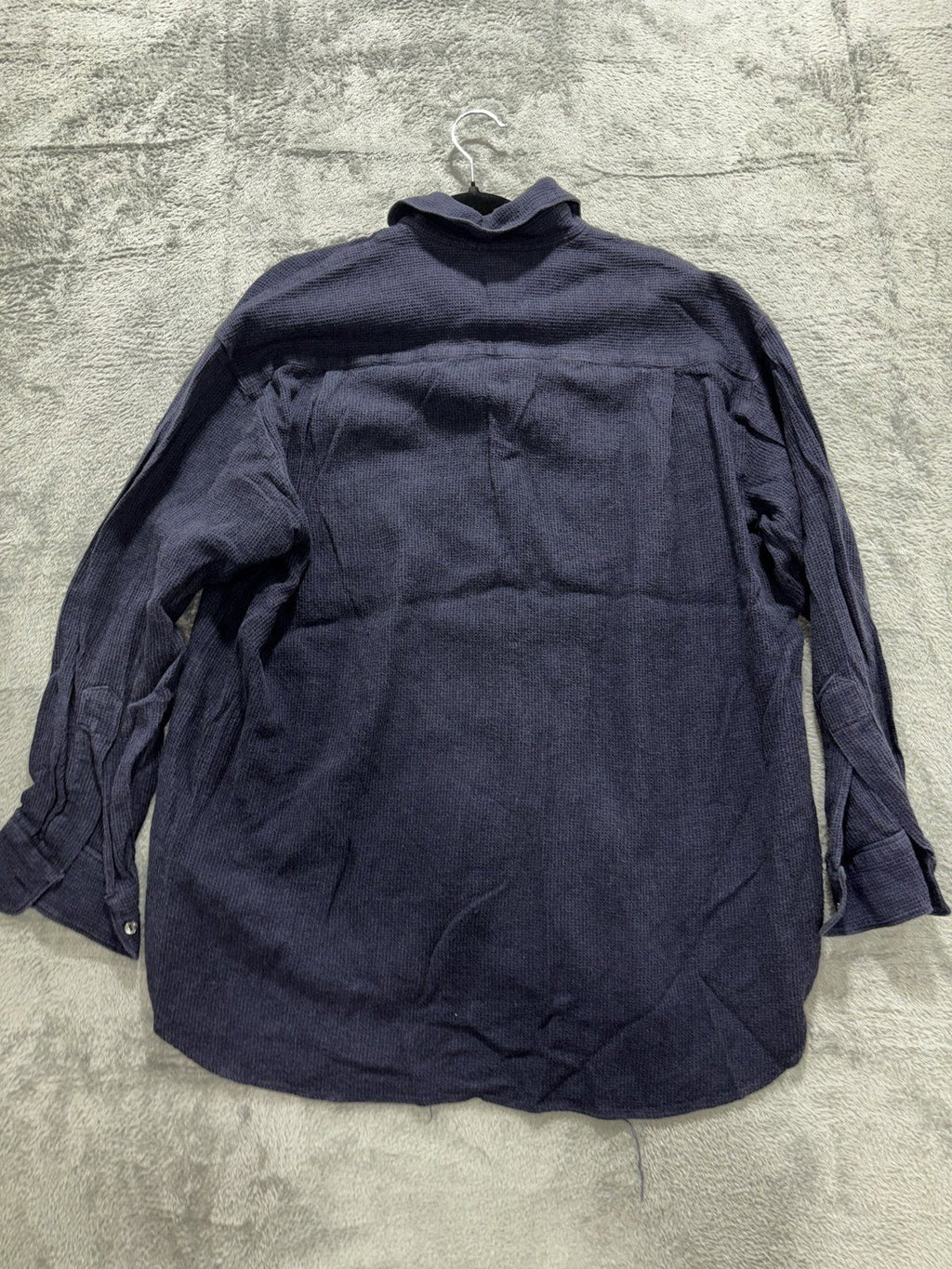 Moreno Martini da Firenze Men's Navy Waffle Shirt L, photo 4 of 9