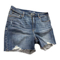 Old Navy 16 Blue OG Straight Cut-Off Denim Jean Shorts
