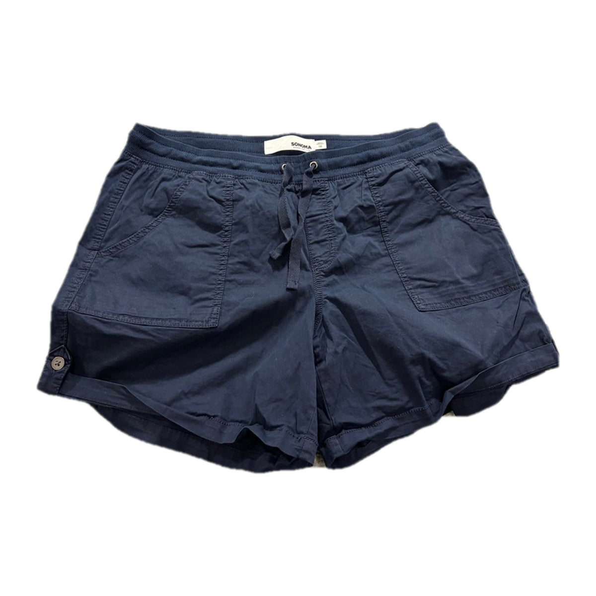 Sonoma 16 Navy Blue Womens Utility Shorts