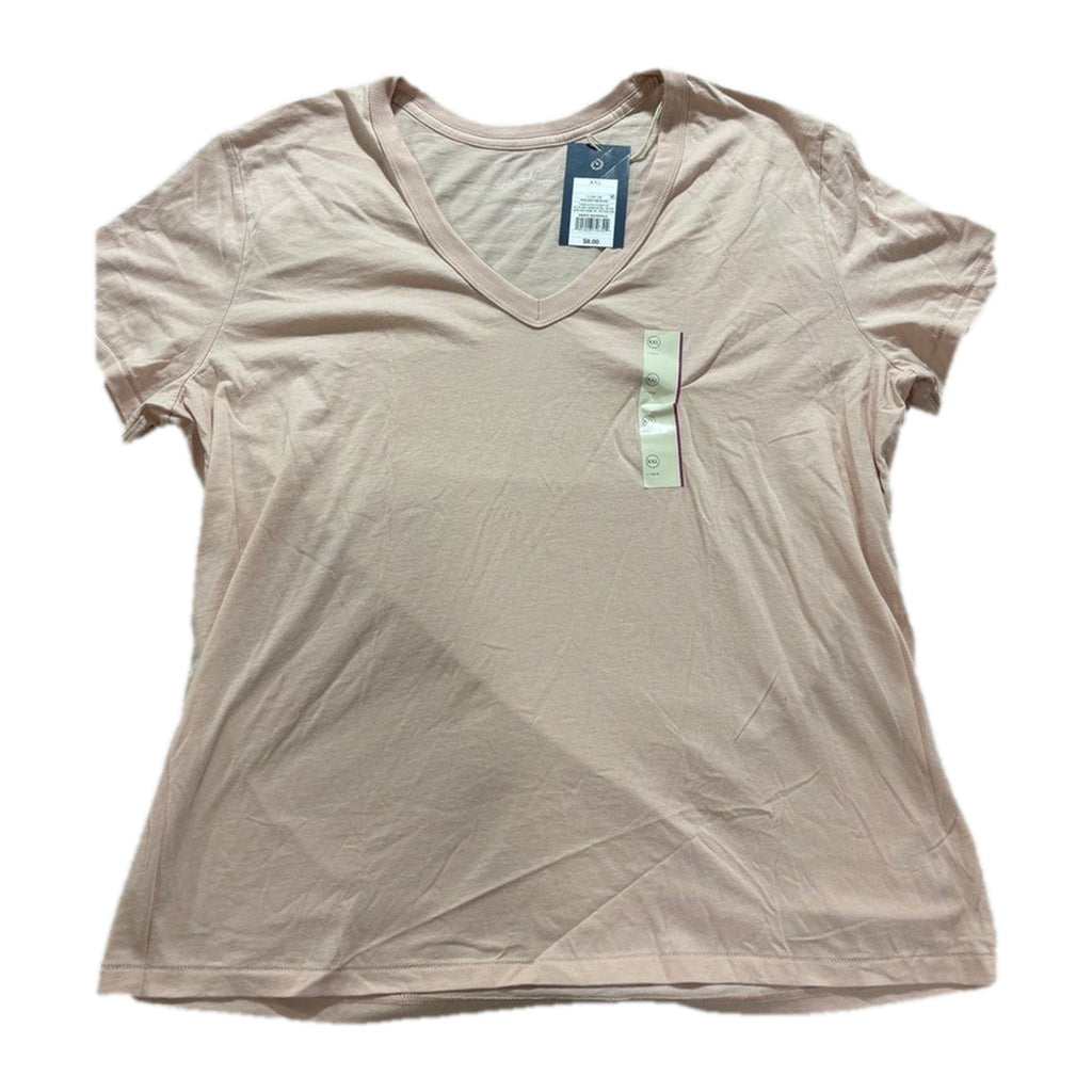Universal Thread XXL Heirloom Pink Womens V-Neck T-Shirt Casual Boho Cozy
