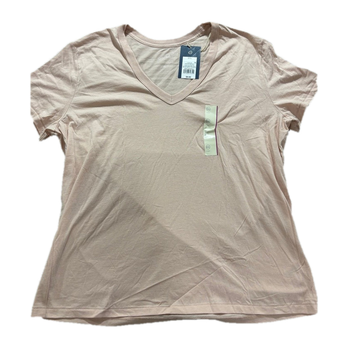 Universal Thread XXL Heirloom Pink Womens V-Neck T-Shirt Casual Boho Cozy