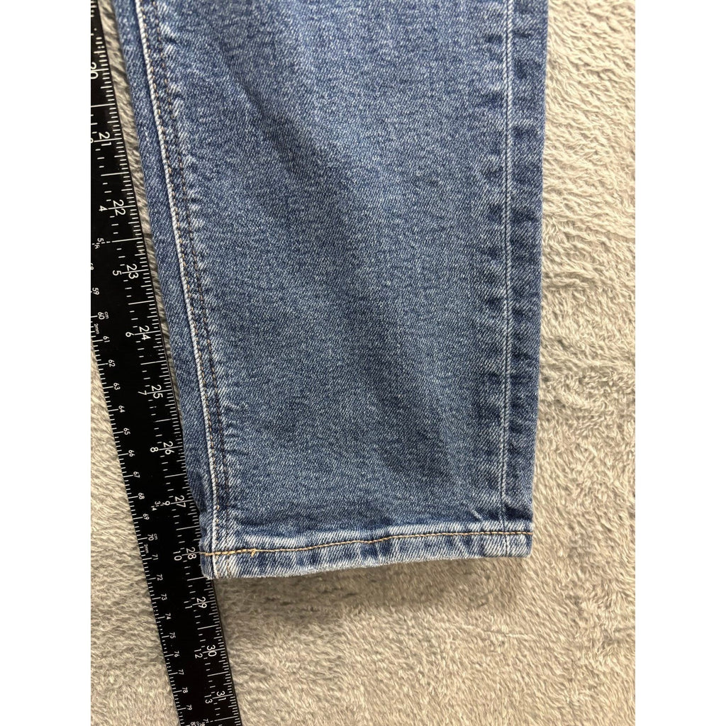American Eagle Womens 12 Blue Jeans Straight Leg Denim Casual Classic