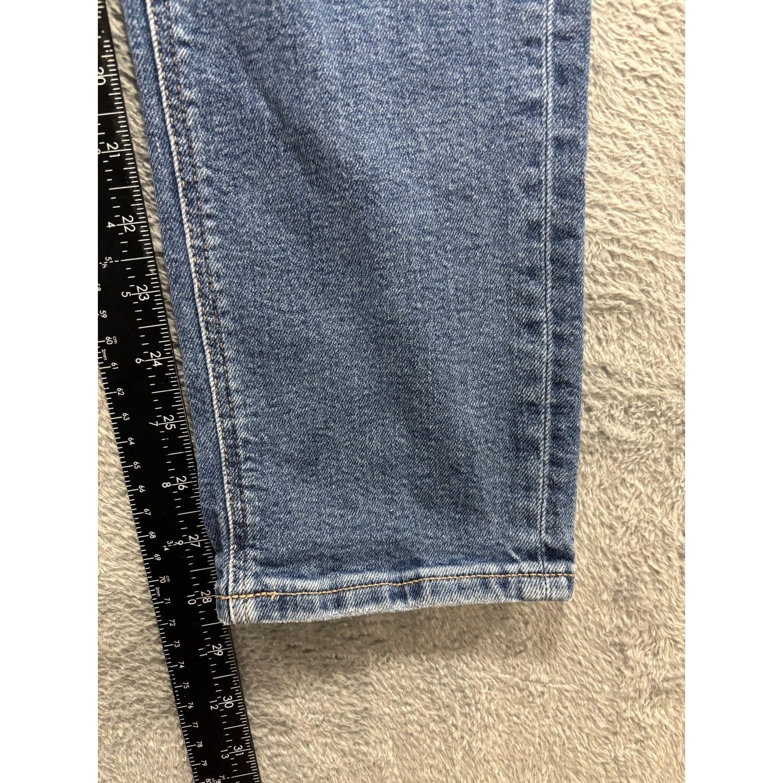 American Eagle Womens 12 Blue Jeans Straight Leg Denim Casual Classic
