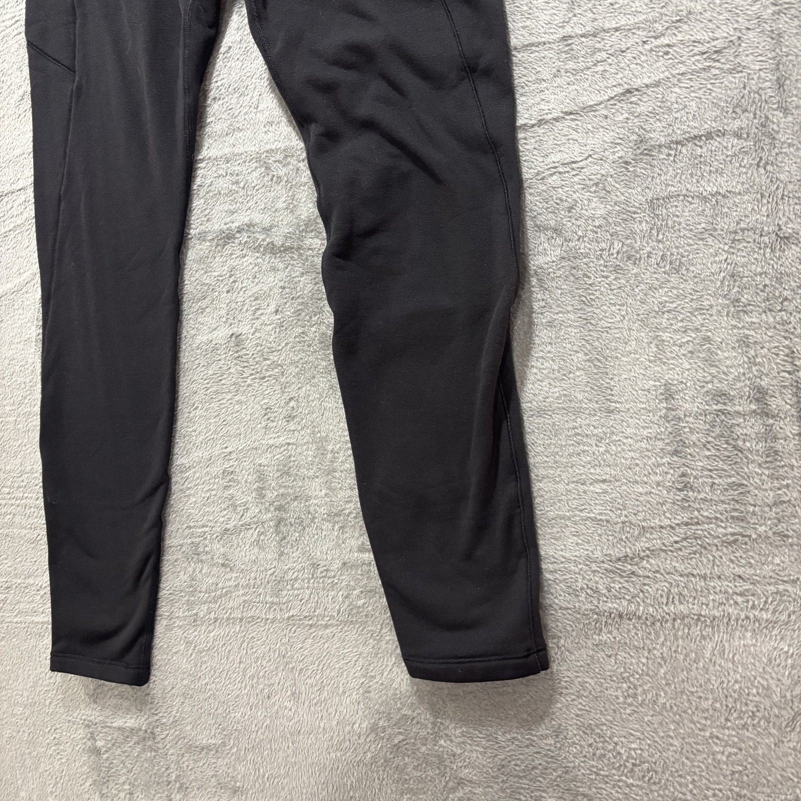 Athleta L Tall Black Altitude Edge Stash Tight Womens Leggings Pocket Run Yoga