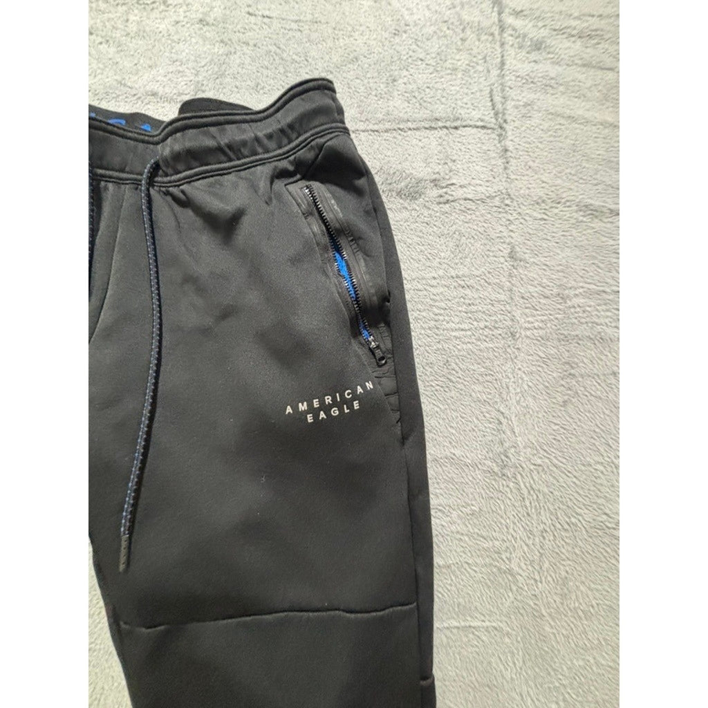 American Eagle M Black Joggers Mens Athleisure Casual Sweatpants Active Pants